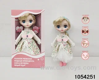 12 inch 11 jointed doll in window box