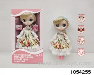 12 inch 11 jointed doll in window box