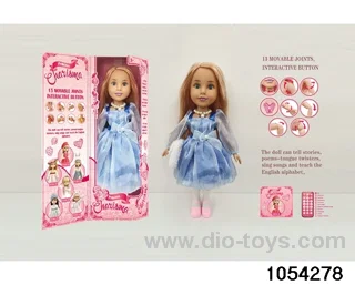18 inch jointed doll in window box