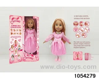 18 inch jointed doll in window box
