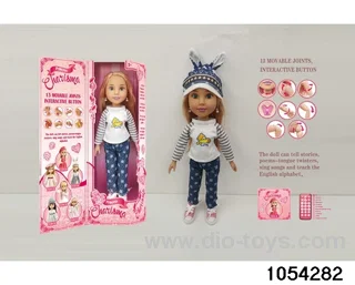 18 inch jointed doll in window box