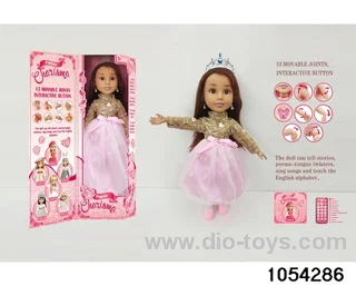 18 inch jointed doll in window box