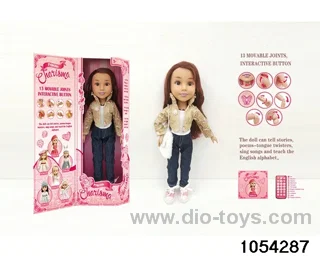 18 inch jointed doll in window box