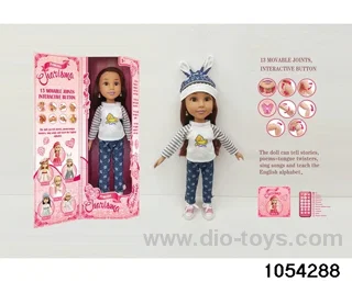18 inch jointed doll in window box