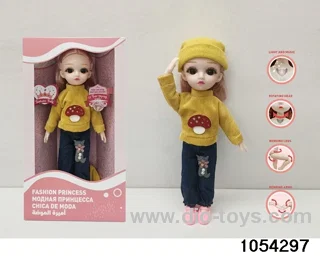 12 inch 11 jointed doll in window box