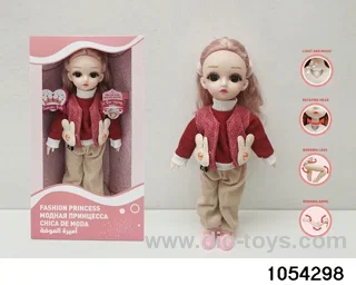 12 inch 11 jointed doll in window box