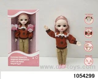 12 inch 11 jointed doll in window box