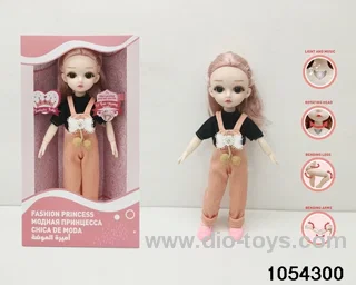 12 inch 11 jointed doll in window box