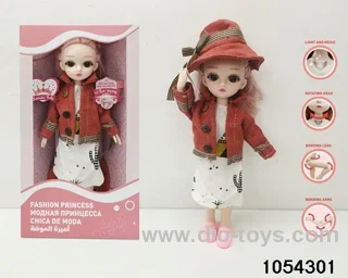 12 inch 11 jointed doll in window box