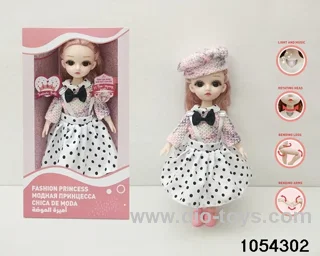 12 inch 11 jointed doll in window box