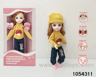 12 inch 11 jointed doll in window box