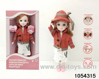 12 inch 11 jointed doll in window box