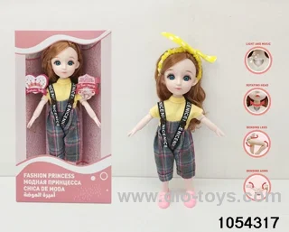 12 inch 11 jointed doll in window box