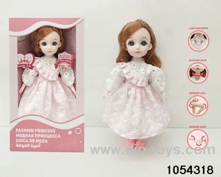 12 inch 11 jointed doll in window box