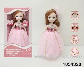 12 inch 11 jointed doll in window box
