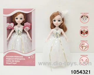 12 inch 11 jointed doll in window box