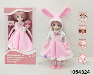 12 inch 11 jointed doll in window box