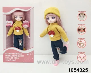 12 inch 11 jointed doll in window box