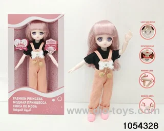 12 inch 11 jointed doll in window box