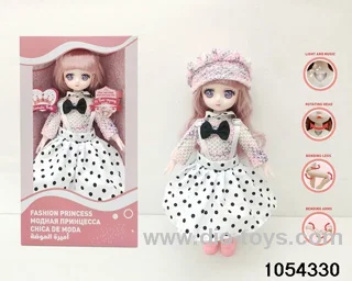 12 inch 11 jointed doll in window box