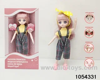 12 inch 11 jointed doll in window box