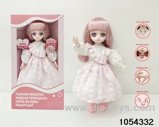 12 inch 11 jointed doll in window box