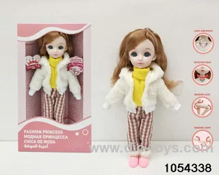 12 inch 11 jointed doll in window box