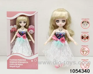 12 inch 11 jointed doll in window box