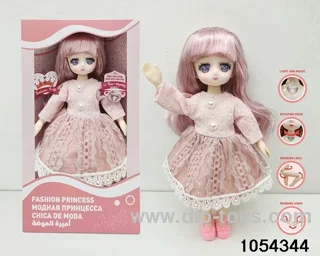12 inch 11 jointed doll in window box