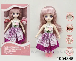12 inch 11 jointed doll in window box