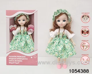 12 inch 11 jointed doll in window box