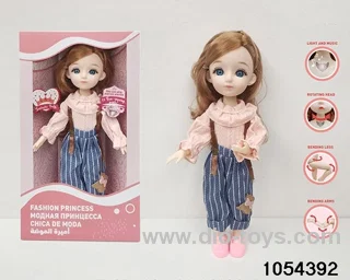 12 inch 11 jointed doll in window box