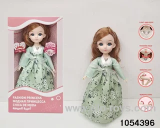 12 inch 11 jointed doll in window box