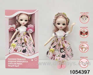 12 inch 11 jointed doll in window box