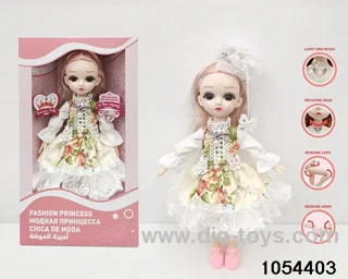 12 inch 11 jointed doll in window box