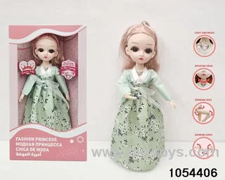 12 inch 11 jointed doll in window box