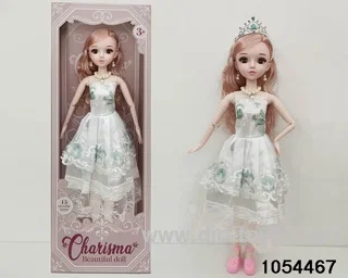 22 inch articulated doll in window box