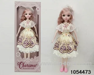 22 inch articulated doll in window box