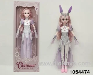 22 inch articulated doll in window box