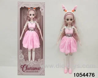 22 inch articulated doll in window box
