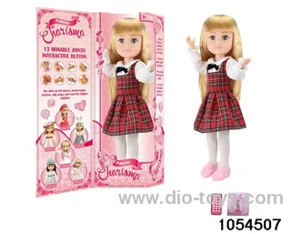 18 inch fully articulated doll in window box