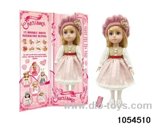 18 inch fully articulated doll in window box