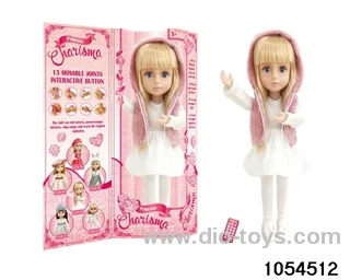 18 inch fully articulated doll in window box