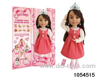 18 inch fully articulated doll in window box