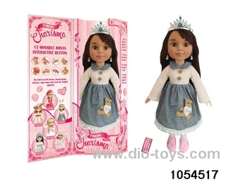 18 inch fully articulated doll in window box