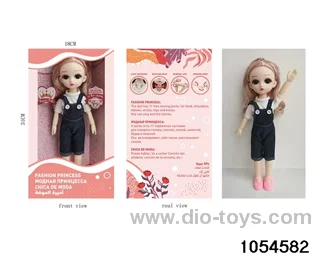 12 inch 11 jointed doll in window box