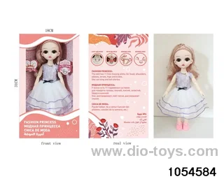 12 inch 11 jointed doll in window box
