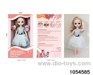 12 inch 11 jointed doll in window box