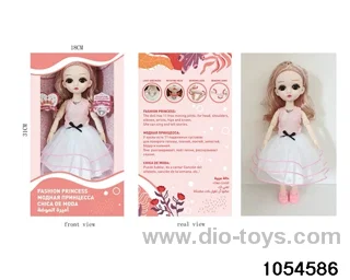 12 inch 11 jointed doll in window box