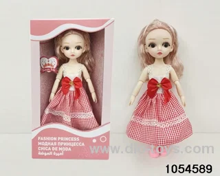 12 inch 11 jointed doll in window box